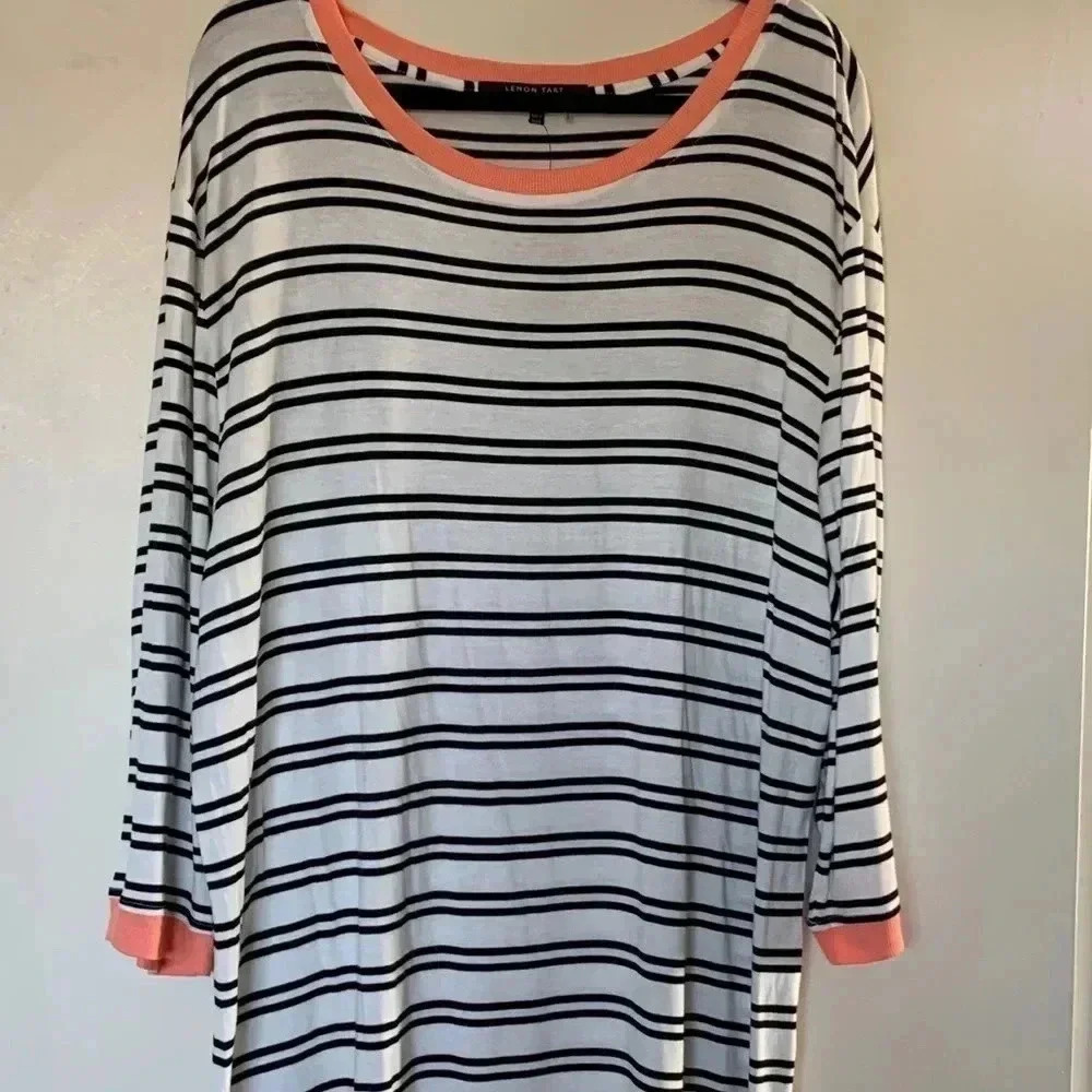 Lemon Tart Striped Top